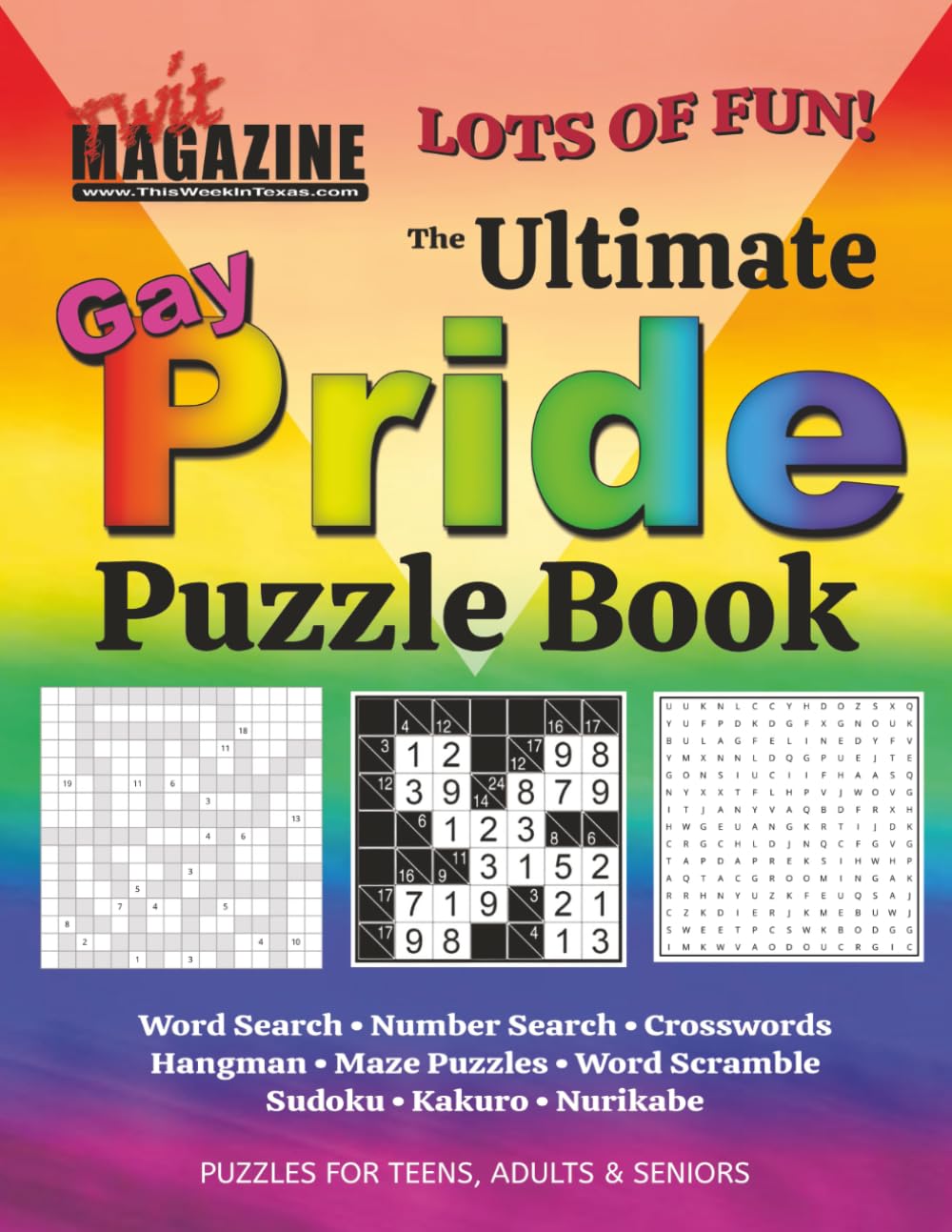 Gay Pride Puzzle Book Gay Pride Puzzle Book Cover