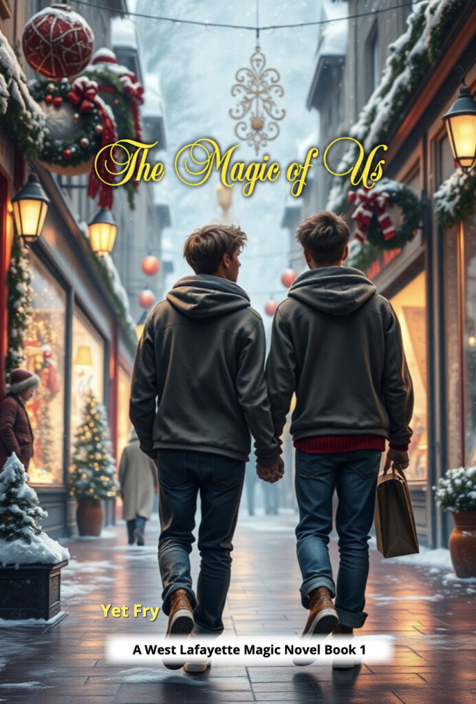 Gay Young Adult Christmas Story The Magic Of Us E-book Cover