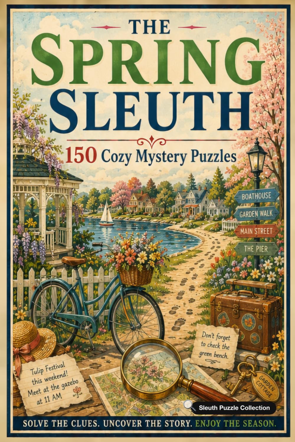 Word Search Puzzle Books The Spring Sleuth Puzzle Book Cover