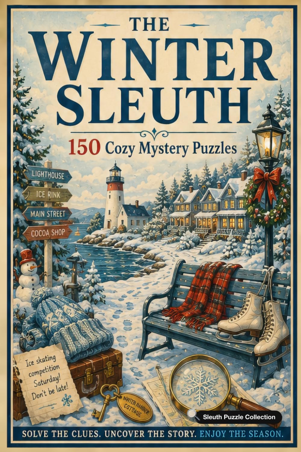 Winter Sleuth Puzzle Book Cover