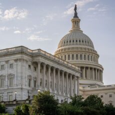 Stunning daytime view of the US Capitol Building in Washington DC, showcasing its architectural grandeur and iconic dome.